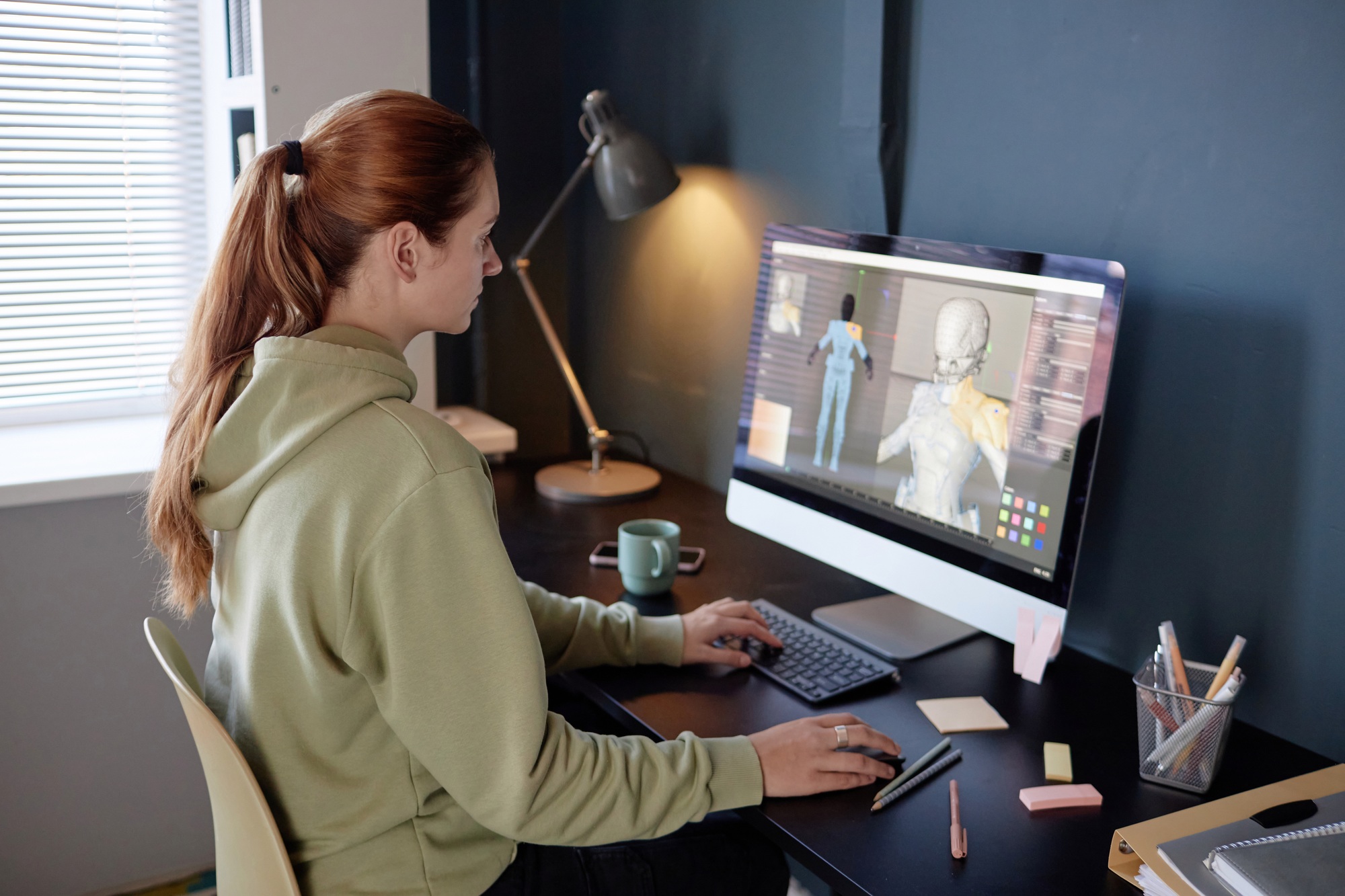 Creating 3D Animation Using Digital Tablet at Workspace